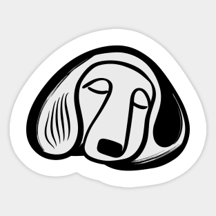 sleeping dog Sticker